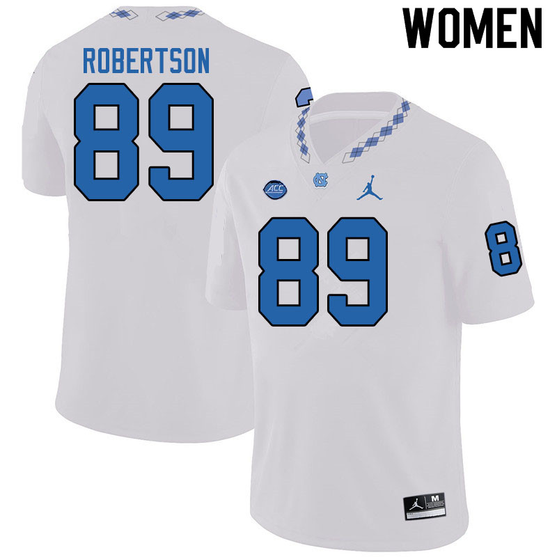 Jordan Brand Women #89 William Robertson North Carolina Tar Heels College Football Jerseys Sale-Whit